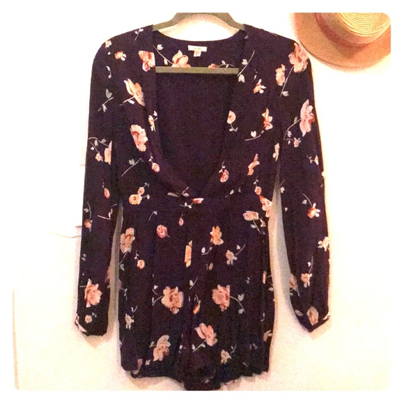 Ecote Navy Blue Romper - Picture 2 of 5